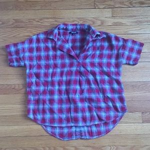 Madewell Plaid Courier Shirt